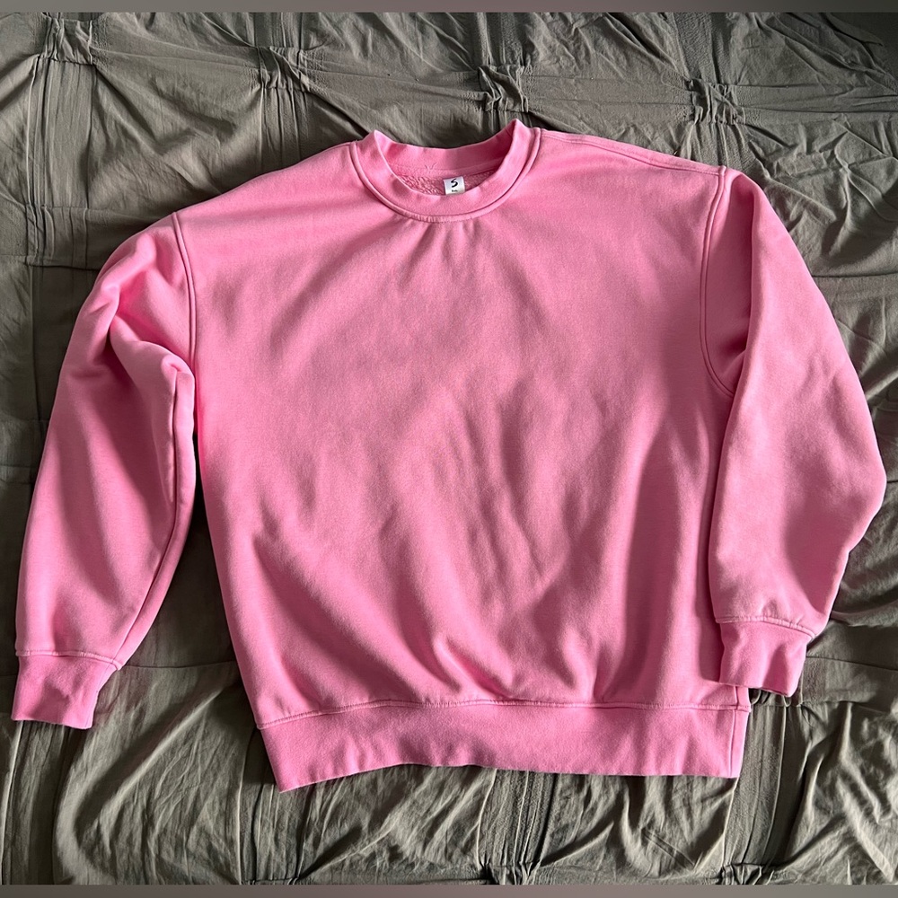 Women's Pink Fleece Crewneck